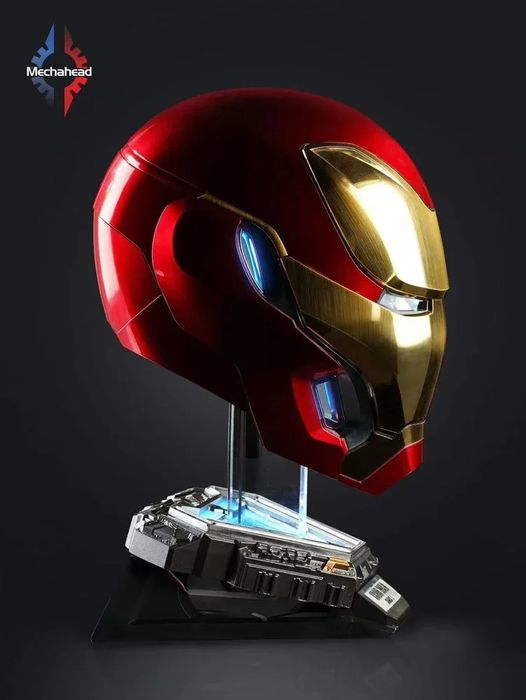 Masca lui Iron man MK 50 motorizat electric, deschidere cu voce, nou