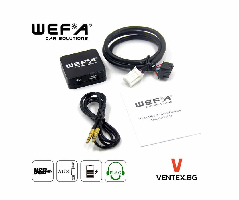 WEFA USB AUX интерфейс за Toyota RAV4 Avensis Yaris Lexus 6+6 тойота