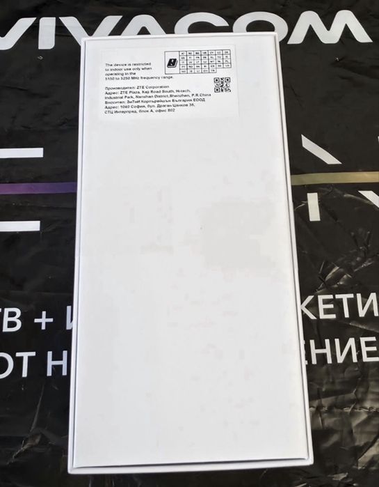 ***ЗАПЕЧАТАН 256GB ZTE 5G Pro Phone U25 Гаранция Vivacom 2027г. Black