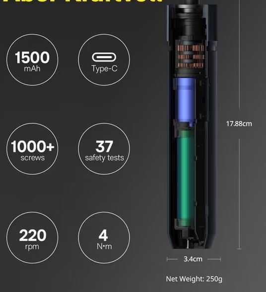 Import Amazon ! Surubelnita HOTO Premium electrica cu 12biti - Cutie Cadou - GSM PC Casa !