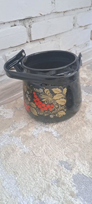 Эмалированный чайник б/у