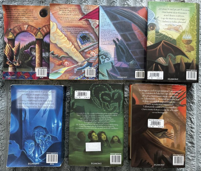 Carti Harry Potter editura Egmont carte colectie Harry Potter