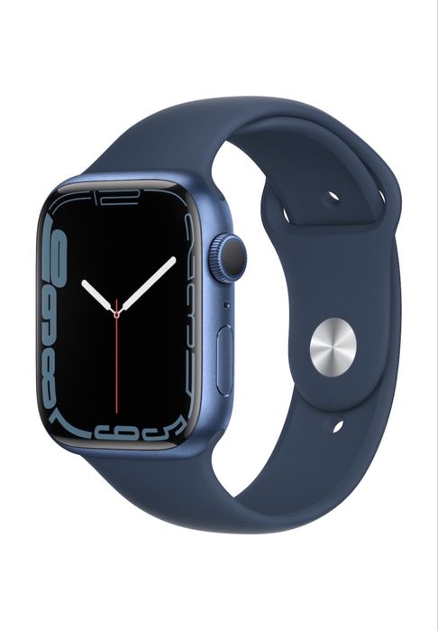 Apple Watch 7, GPS, Carcasa Blue Aluminium 45mm