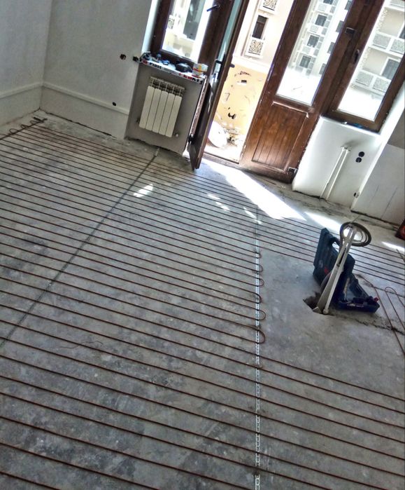 Тёплый Пол под Кафель, в Стяжку, Наливной пол Гарантия 50 лет!