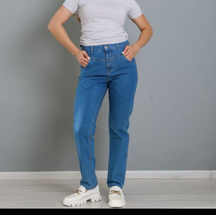 Джинсы мом  Пинк Исланд