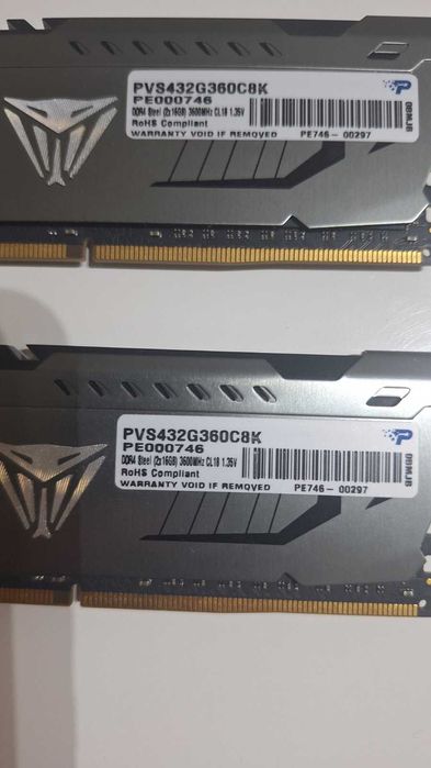 32 GB RAM (2x16GB) DDR4 VIPER памет за PC