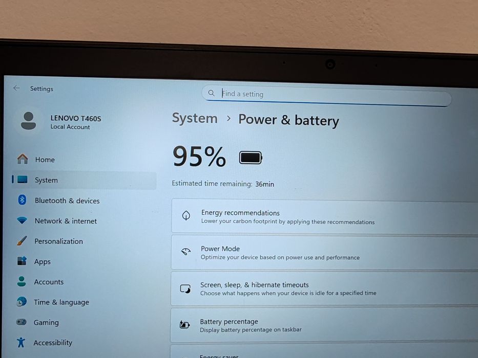 Laptop Lenovo Thinkpad T460S (slim) SSD 500gb M2/display 14"/Windows11