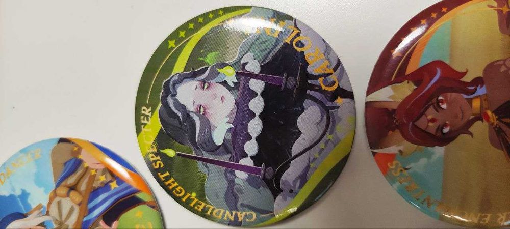 Метални значки AFK Journey / Официален мърч в аниме фентъзи стил