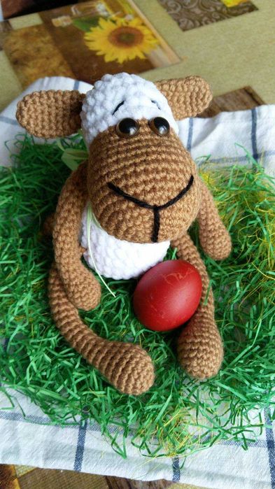Ръчно плетени играчки на една кука