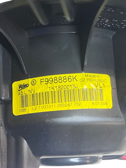 Ventilator Aeroterma Volkswagen Golf Vi 5K1 2008 - 2013 1K1820015J