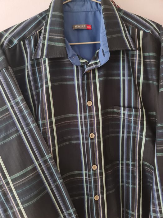 Мъжка риза тъмно син цвят