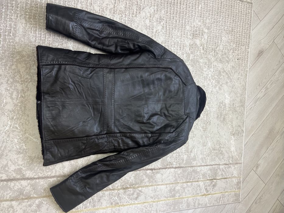 Куртка зимние кожаный