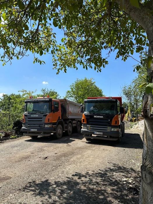 Demolari/Autobasculante/Buldoexcavator/Pamant/Nisip/Transport