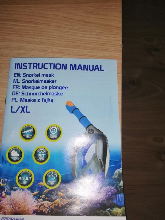 Маска за гмуркане и плавници