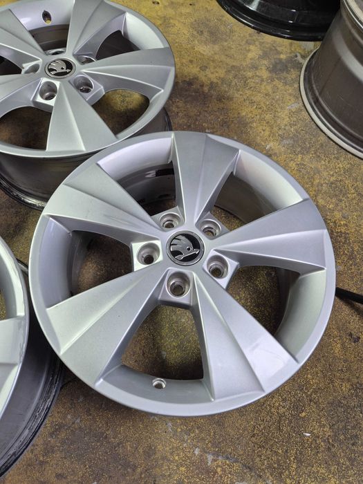 4 Jante Aliaj 5x112 16'' OEM Skoda Octavia Superb Karoq Yeti