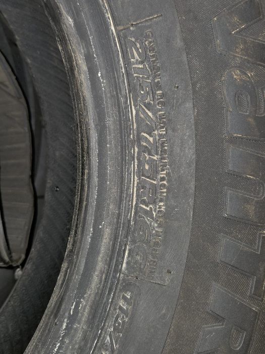 Set 2 Anvelope Hankook Vantra  215/75 R16C