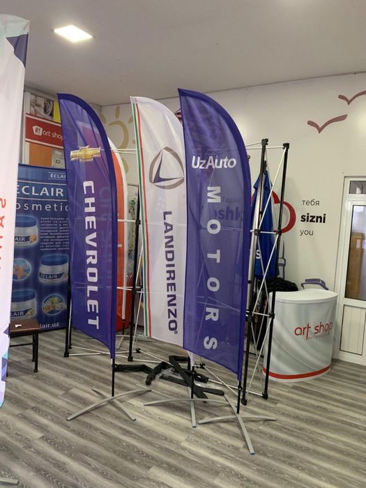 байрок Флаги наружный с кострукции парус виндер, от 550 000 сум