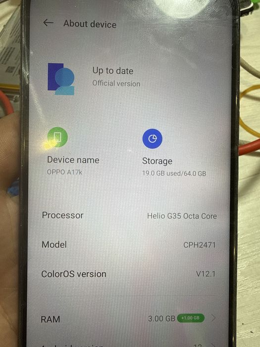 Oppo A17k  64 гб