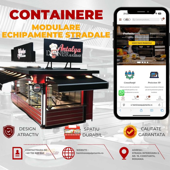 Container Fast-Food/Bar/Cafenea/Gelaterie La Cheie