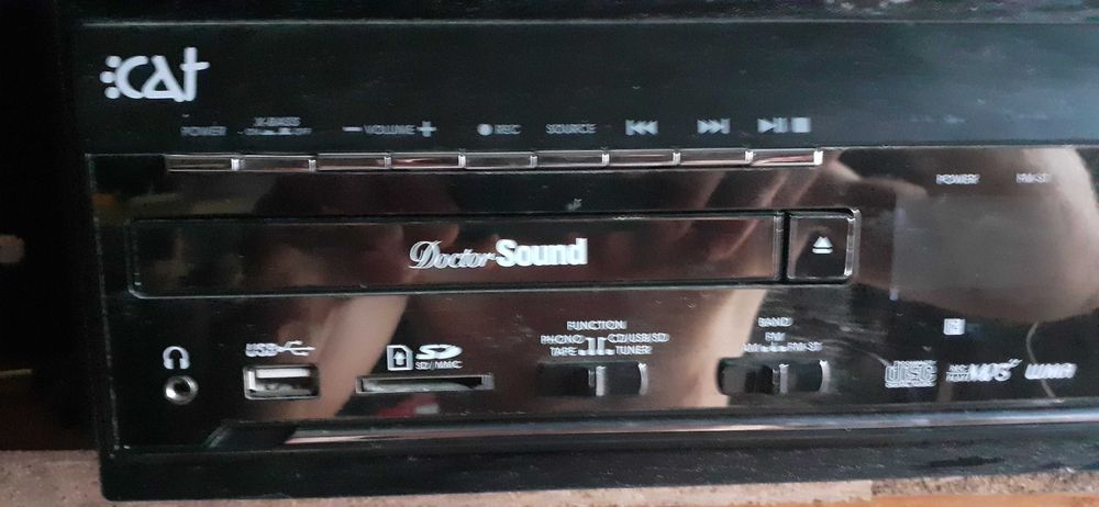 Sistem audio CAT dr.sound cu cd,mp3,caseta audio,radio vinil și rec