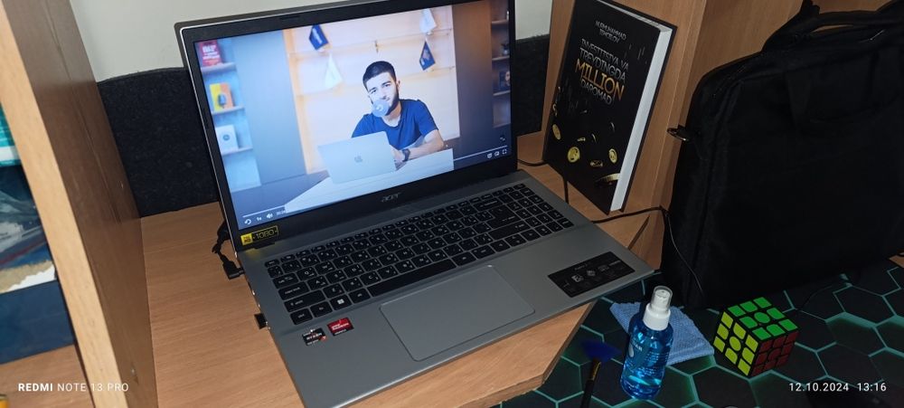 Ноутбук aser ryzen7 5700u