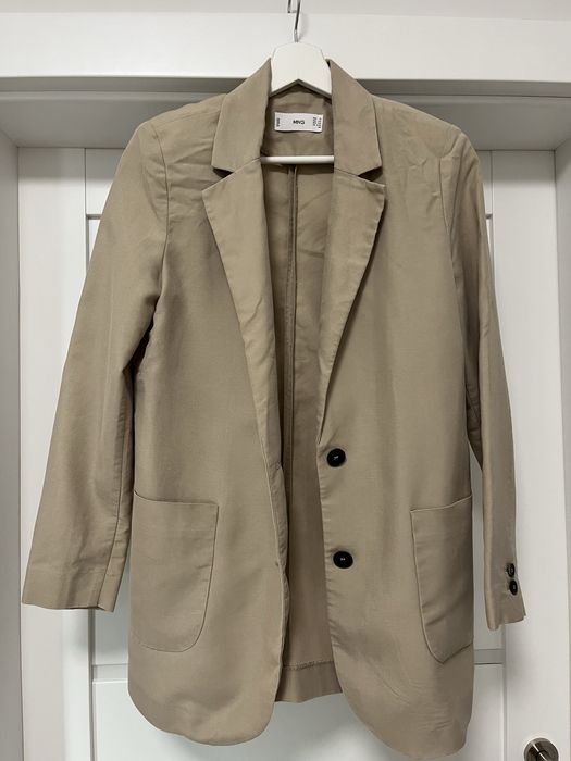 Дамско лятно сако Mango с лен