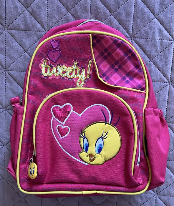 Термо чанта Minnie с двойно дъно и дълга дръжка, раница за момиче Tweety