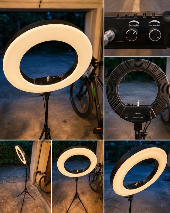 Vand ( lampa machiaj )ring light profesional FOSOTO CY R50L 18 inch