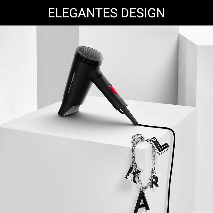 Сешоар Rowenta x Karl Lagerfeld Express Style CV184LF0, 1600 W, 2 степени на температура/скорост