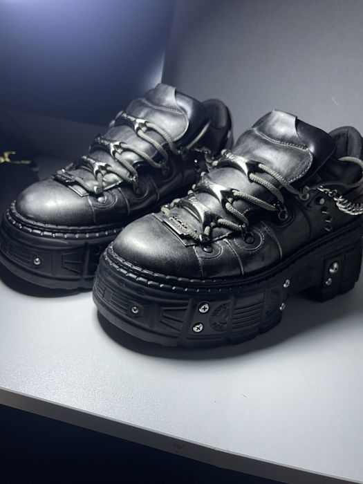 Кроссовки на платформе New Rock Style / Goth
