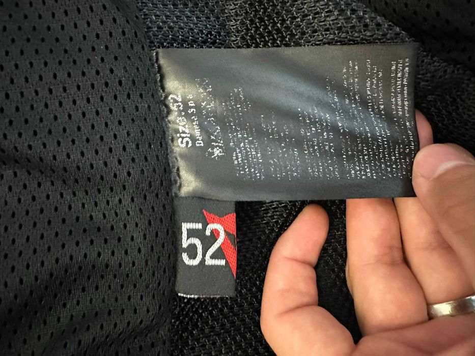 Geacă moto Dainese vară ventilată, protecții + protecție spate, mărimea 52