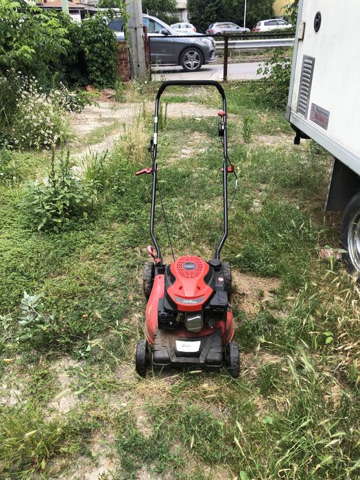 Бензинова косачка Grizzly с двигател Scheppach 144 cc (Работеща)