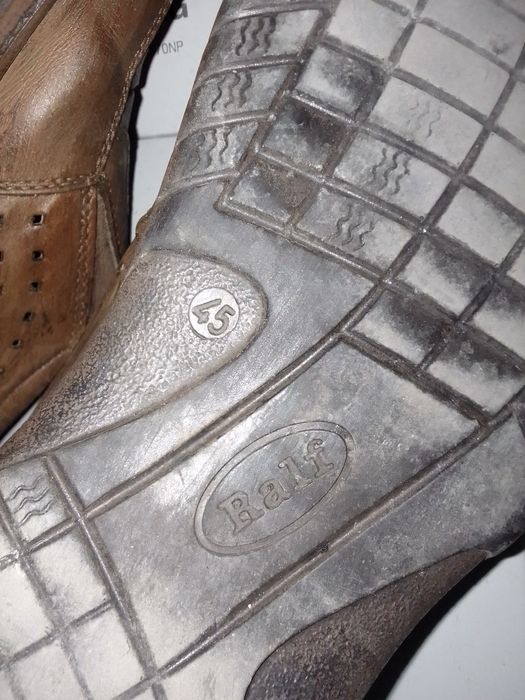 Ботинки рабочие б.уТуфли кожаные Ральф