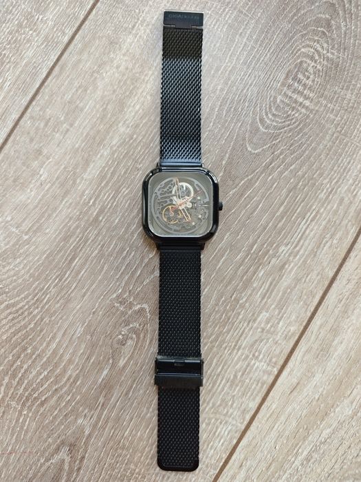 CIGA Design Series C Skeleton Automatic – Механичен часовник, Сапфирено стъкло + кожена и метална каишка