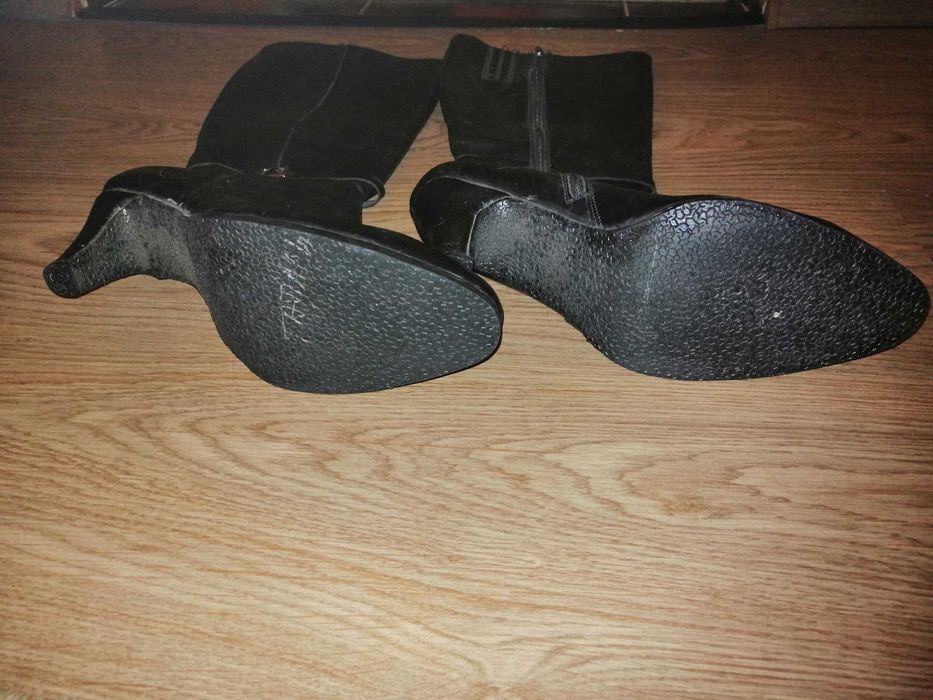 Cizme lungi din piele naturala , marimea 38-39