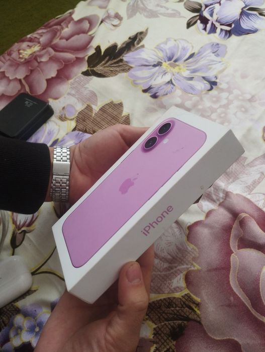Айфон 16 128 гб в розовом цвете