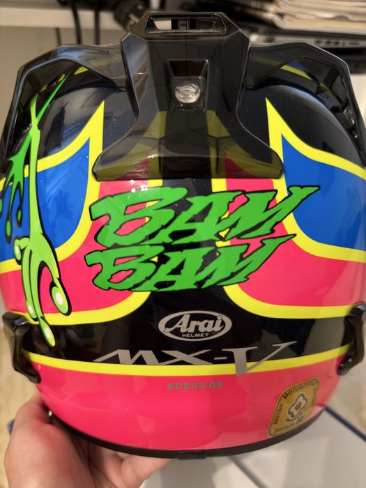 Casca Arai Helmet MX-V Barcia Frog by Troy Lee