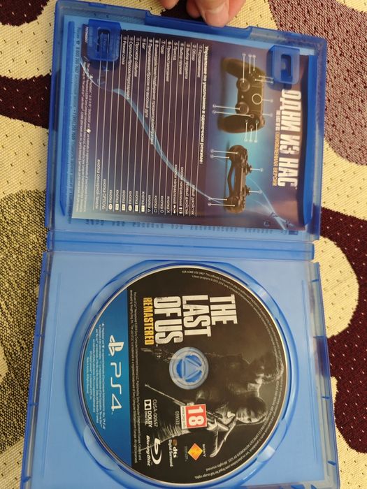 Диск для пс4,The last of us 1 remaster