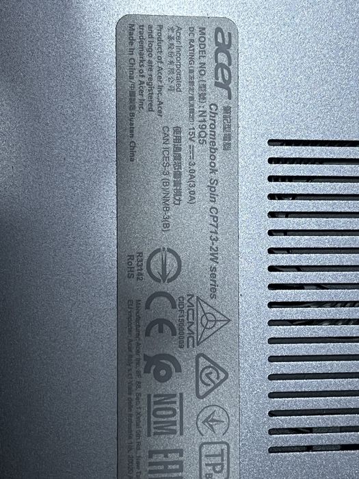 Laptop Chromebook Hp, Lenovo, Acer, laptop touchscreen