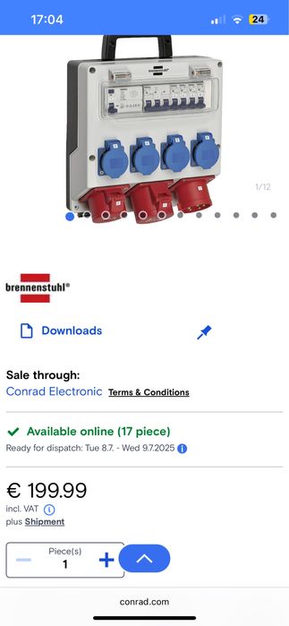 Сетевой распределитель Brennenstuhl Distribution Box