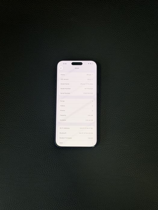 iPhone 17 PRO MAX 81 цикъла