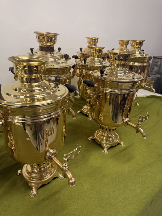 Самовар Тульский Антиквар Латунь