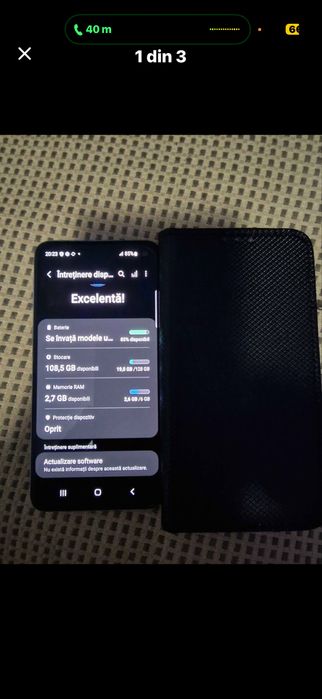 S10 e 128 GB cu 6 GB Ram fisurat spate nu afecteaza cu husa carticica