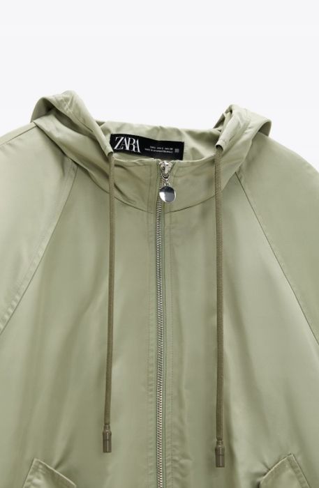 ZARA oversized яке с качулка