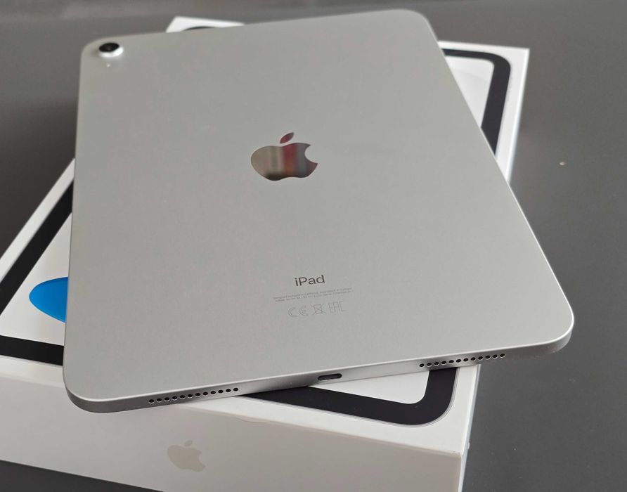 iPad 10 (2022), 64GB, Wifi, Silver, impecabila, factura si garantie