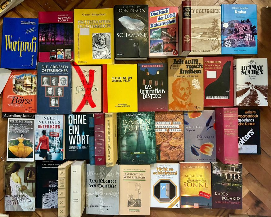 Книги на английски, немски, руски език