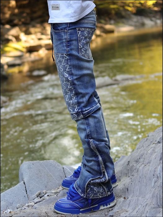 Flared blue SW jeans SZ