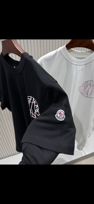 Tricou Negru Moncler S-XXL