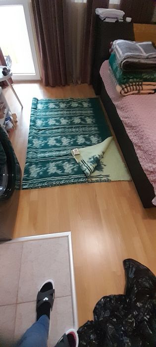 Одеяло,  конци, ресни