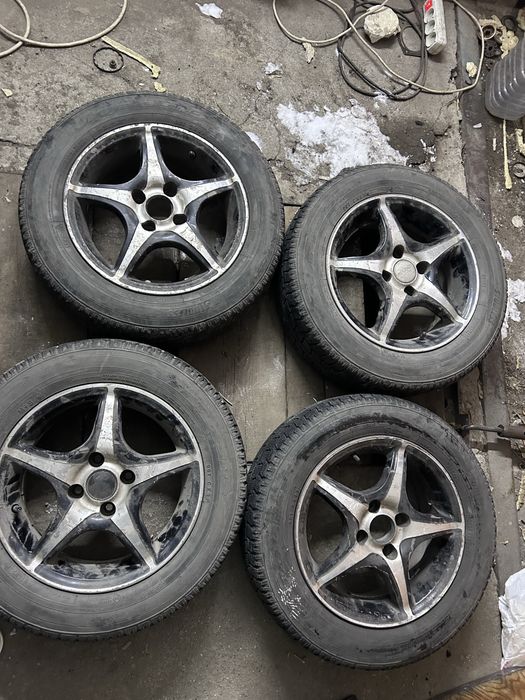 175/65 R14 литье 4*98 резина всесезонка диски колеса шины